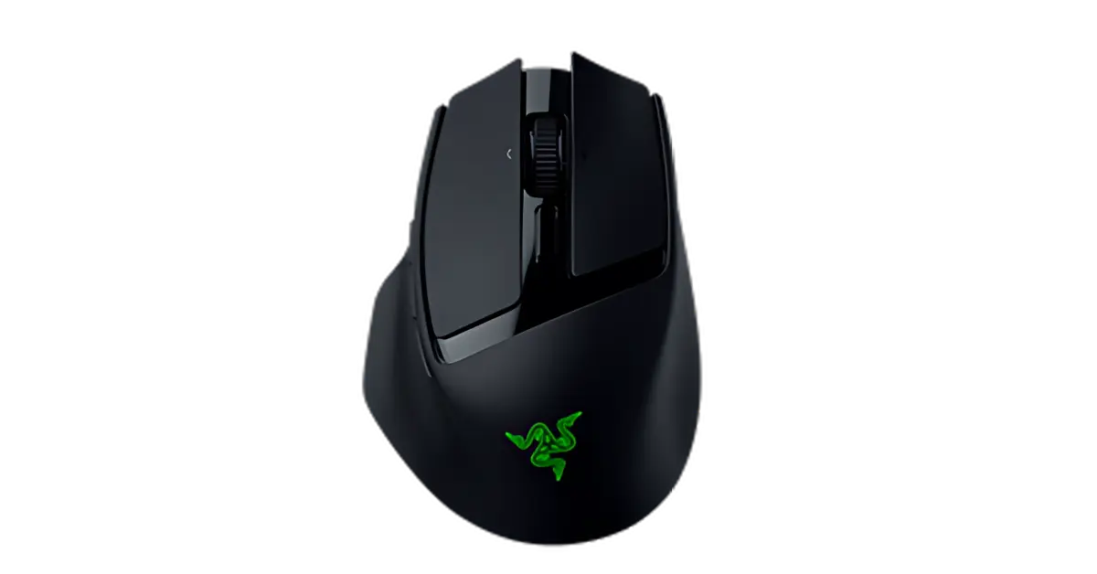 Razer Basilisk Mobile top view with transparent background.