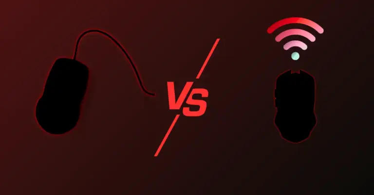 Wired vs wireless gaming mice comparison.